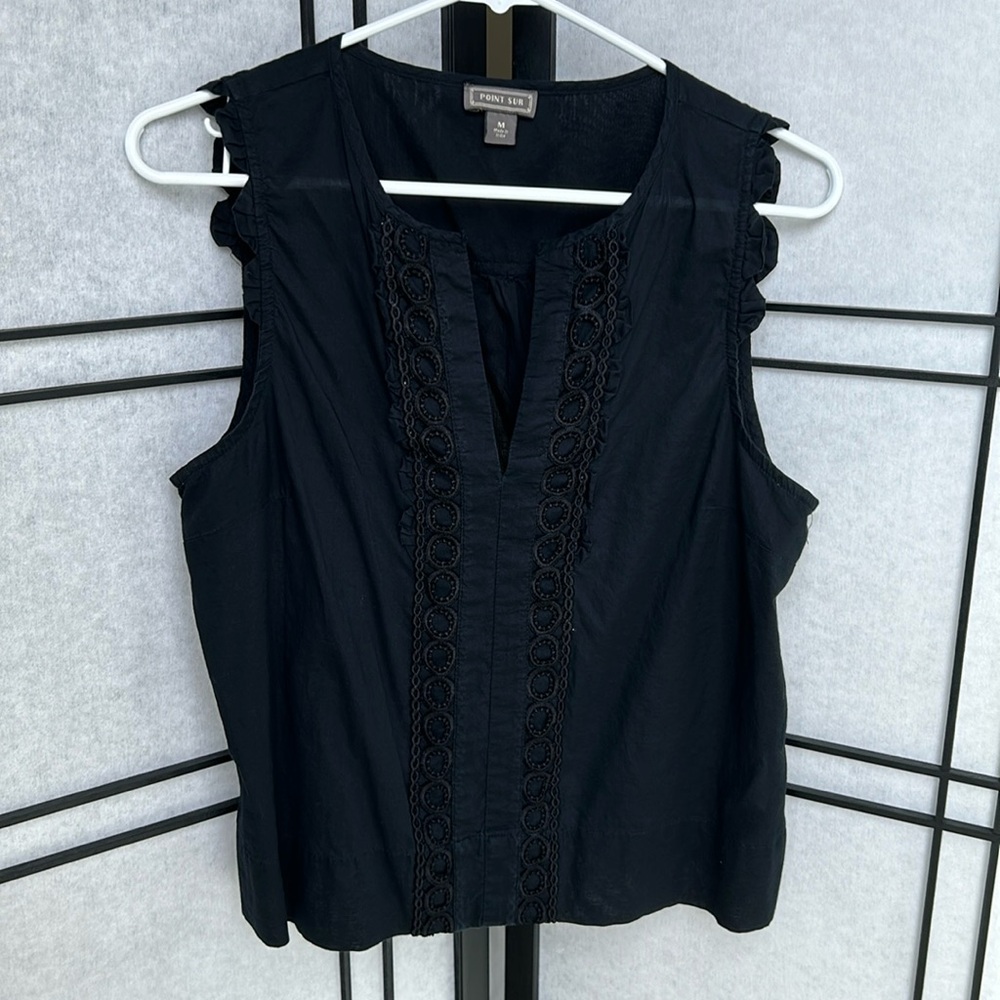 NWOT J.Crew Point Sur Cotton Sleeveless Top